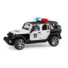 BRUDER - JEEP WRANGLER UNLIMITED RUBICON DE POLITIE CU SIRENA SI FIGURINA - BR02526