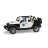BRUDER - JEEP WRANGLER UNLIMITED RUBICON DE POLITIE CU SIRENA SI FIGURINA - BR02526