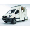 BRUDER - SPRINTER TRANSPORTOR DE ANIMALE MERCEDES BENZ CU UN CAL - BR02533
