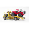 BRUDER - SPRINTER DE TRACTARE MERCEDES BENZ CU SIRENA SI VEHICUL - BR02535