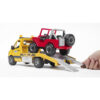 BRUDER - SPRINTER DE TRACTARE MERCEDES BENZ CU SIRENA SI VEHICUL - BR02535