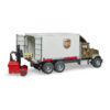 BRUDER - CAMION UPS MACK GRANITE CU STIVUITOR - BR02828