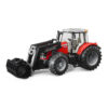 BRUDER - TRACTOR MASSEY FERGUSON 7624 CU INCARCATOR FRONTAL - BR03047