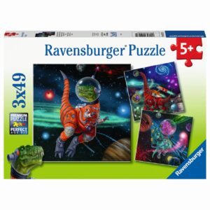 PUZZLE DINOZAURI IN SPATIU
