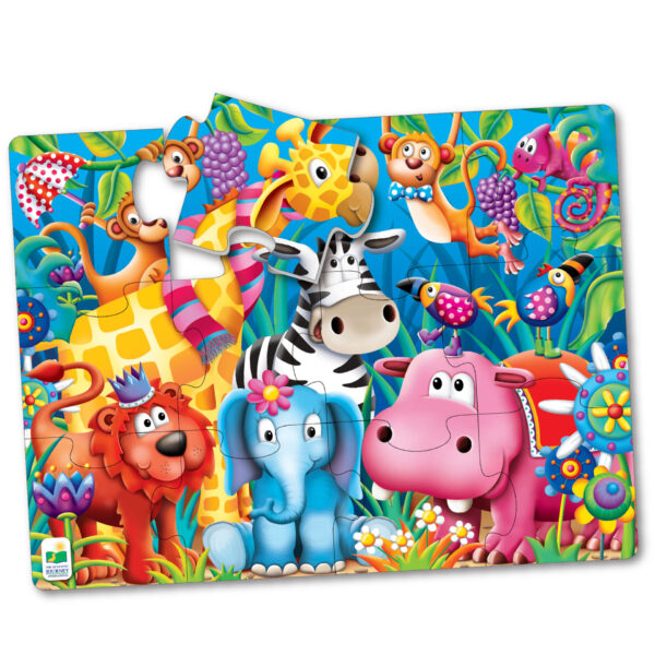 PRIMUL MEU PUZZLE DE PODEA - ANIMALE IN JUNGLA - TLJ106501
