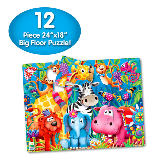 PRIMUL MEU PUZZLE DE PODEA - ANIMALE IN JUNGLA - TLJ106501
