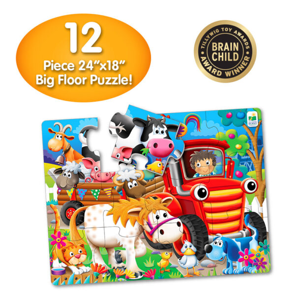 PRIMUL MEU PUZZLE DE PODEA - ANIMALE LA FERMA - TLJ107805