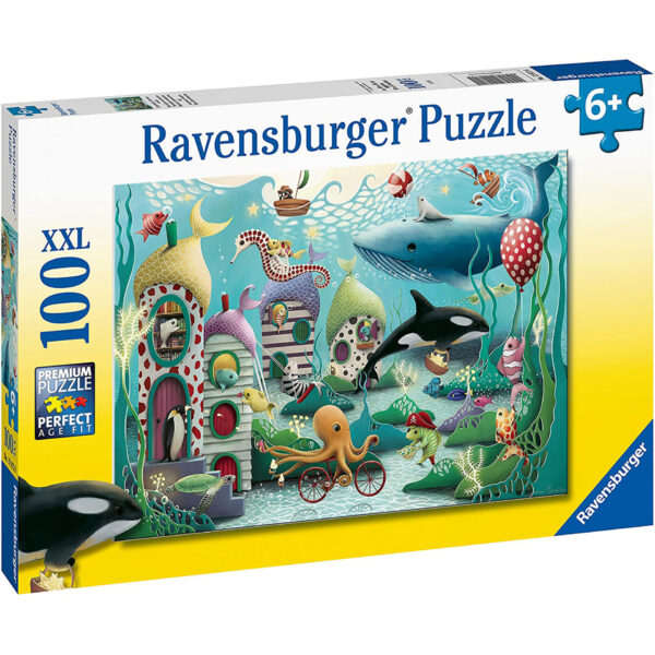 PUZZLE ANIMALE SUBACVATICE, 100 PIESE - RVSPC12972