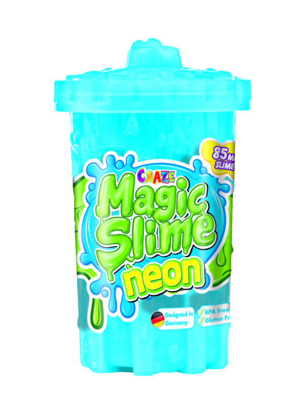 16138_CRAZE_Magic_Slime_neon_blau SLIME MAGIC IN CULORI NEON - CRZ16138