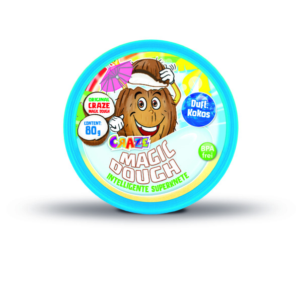 16435_Craze_Magic_Dough_Fantastic_Fruits_Kokos_front PLASTILINA MAGICA - AROMA DE FRUCTE - CRZ16435