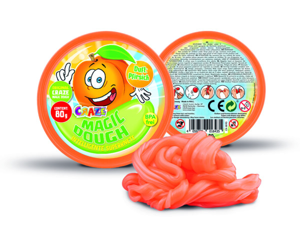 16435_Craze_Magic_Dough_Fantastic_Fruits_Pfirsich_MISC PLASTILINA MAGICA - AROMA DE FRUCTE - CRZ16435