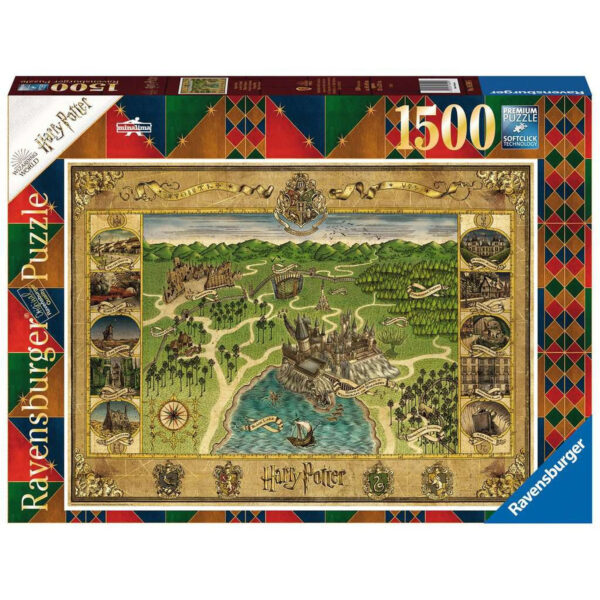PUZZLE HARTA HOGWARTS