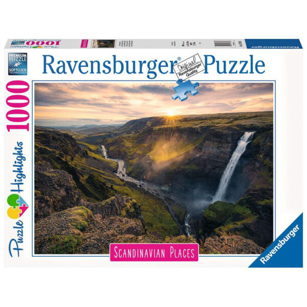 PUZZLE CASCADA HAIFOSS ISLANDA