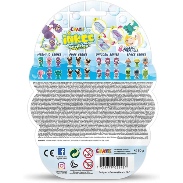 FORME EFERVESCENTE INKEE CU O SURPRIZA - DIVERSE MODELE - CRZ22481