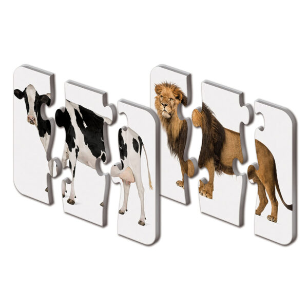 PUZZLE POTRIVESTE CORPUL ANIMALELOR - TLJ345726