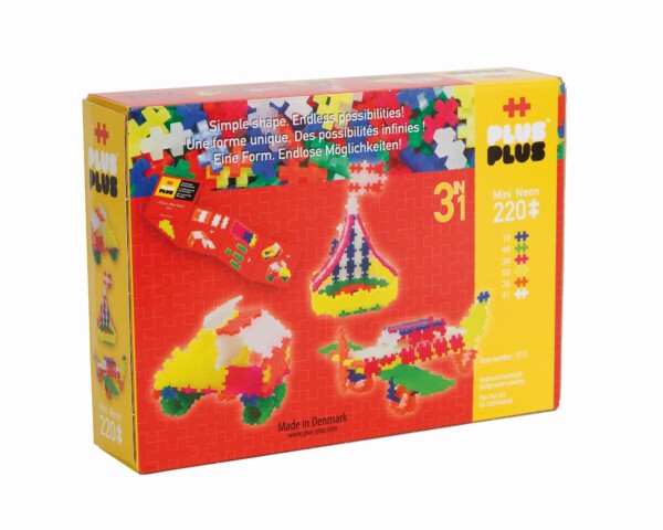 Plus Plus Neon 3 In 1 - 220 Piese - PP3711