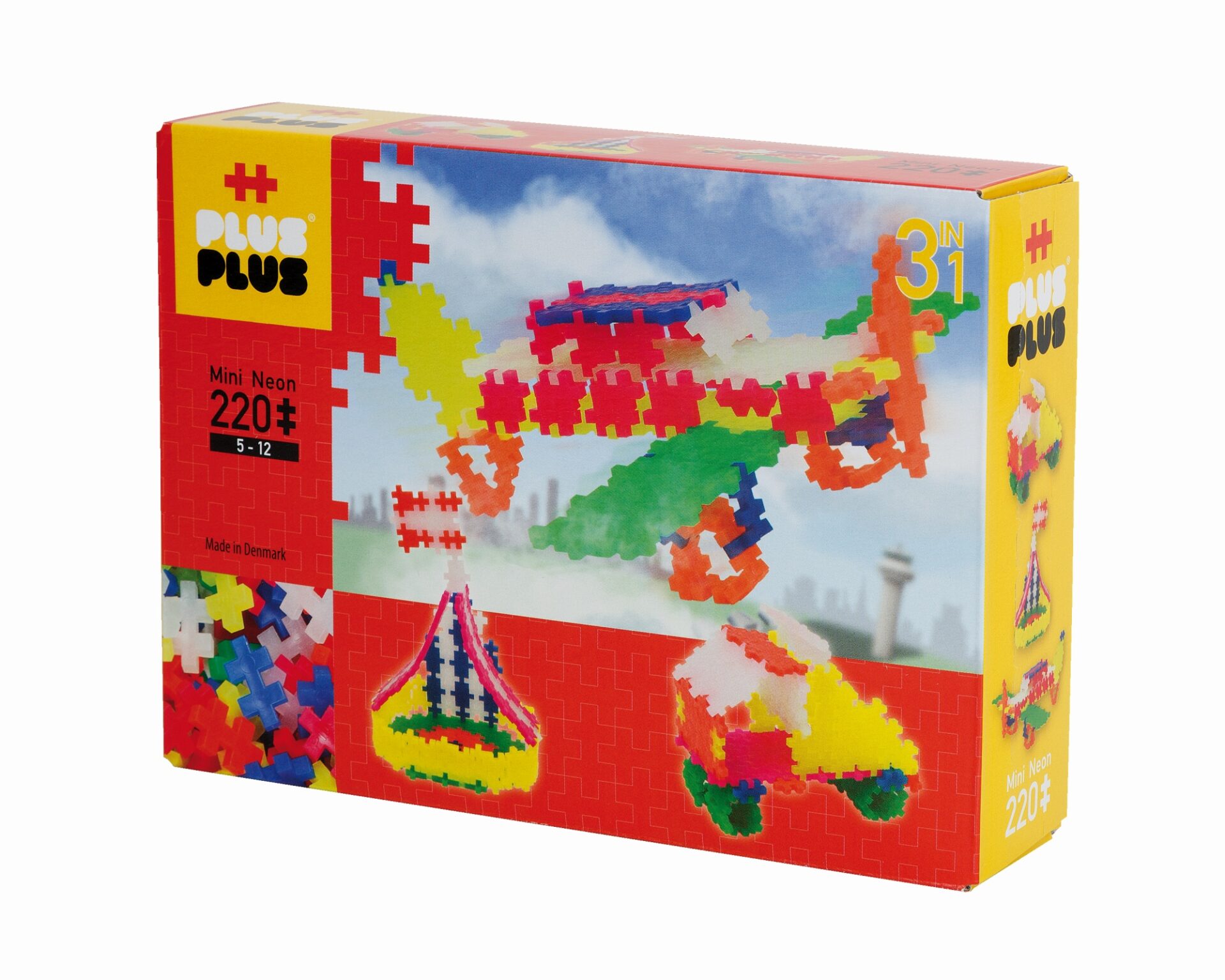 Plus-Plus Neon 3600 Pezzi - Set Costruzioni Educative Per Bambini - 3