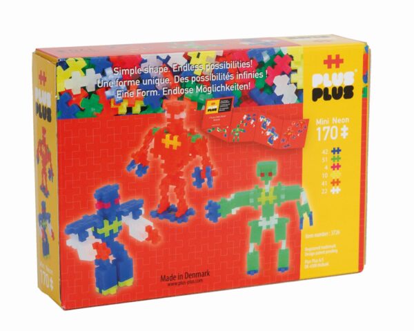 3726_neon_robots_box_back Plus Plus Neon Roboti - 170 Piese