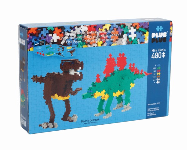 Plus Plus Basic Dinozauri - 480 Pcs - PP3741