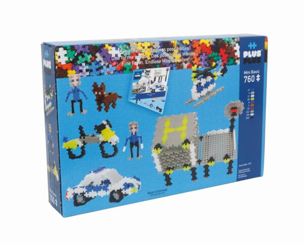 3762_Police_box_back Plus Plus Basic Politie - 760 Piese