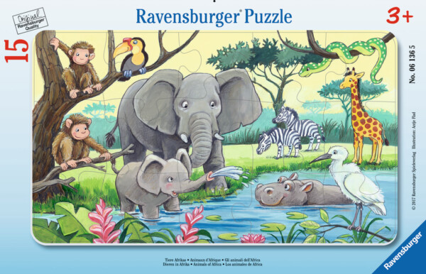 PUZZLE ANIMALE DIN AFRICA