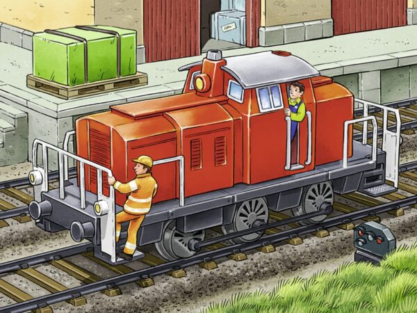 PUZZLE IN CUTIE VEHICULE, 12 PIESE - RVSPC07406