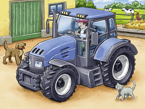 PUZZLE IN CUTIE VEHICULE, 12 PIESE - RVSPC07406