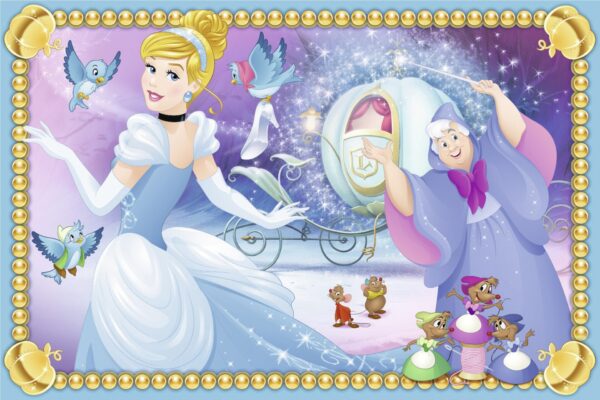 PUZZLE IN CUTIE PRINTESELE DISNEY, 6 PIESE - RVSPC07428