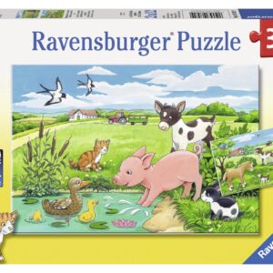 PUZZLE PUI DE ANIMALE LA FERMA