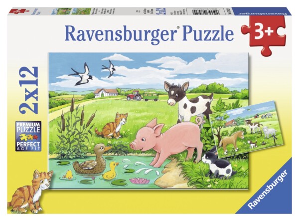 PUZZLE PUI DE ANIMALE LA FERMA
