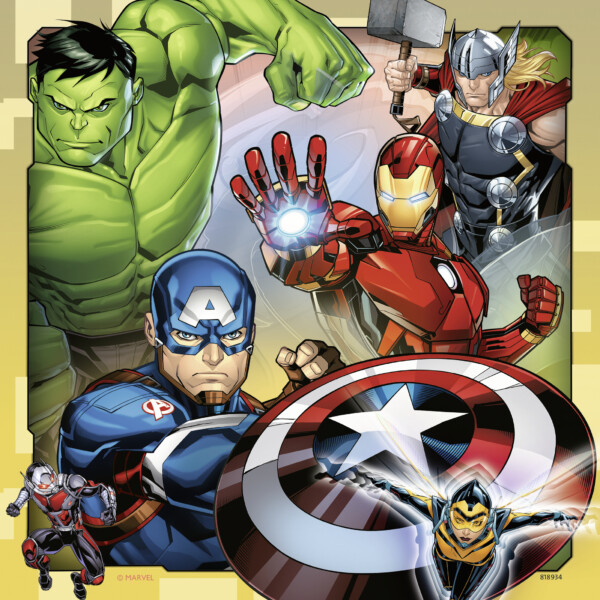 PUZZLE MARVEL AVENGERS 3X49 PIESE - RVSPC08040
