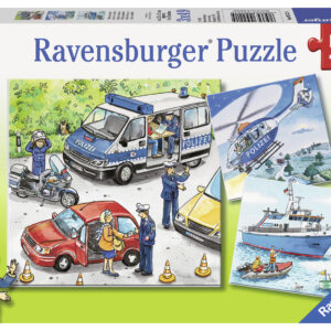 PUZZLE POLITIA IN ACTIUNE. 3X49 PIESE