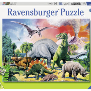 PUZZLE PRINTRE DINOZAURI