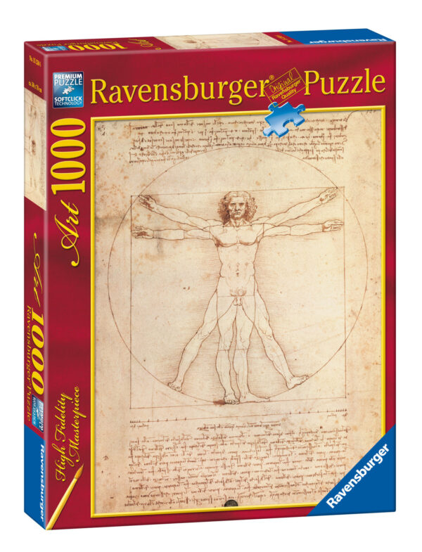 PUZZLE LEONARDO DA VINCI: PROPORTIILE CORPULUI UMAN
