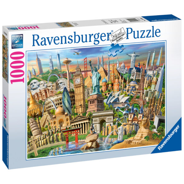 PUZZLE OBIECTIVE TURISTICE, 1000 PIESE - RVSPA19890