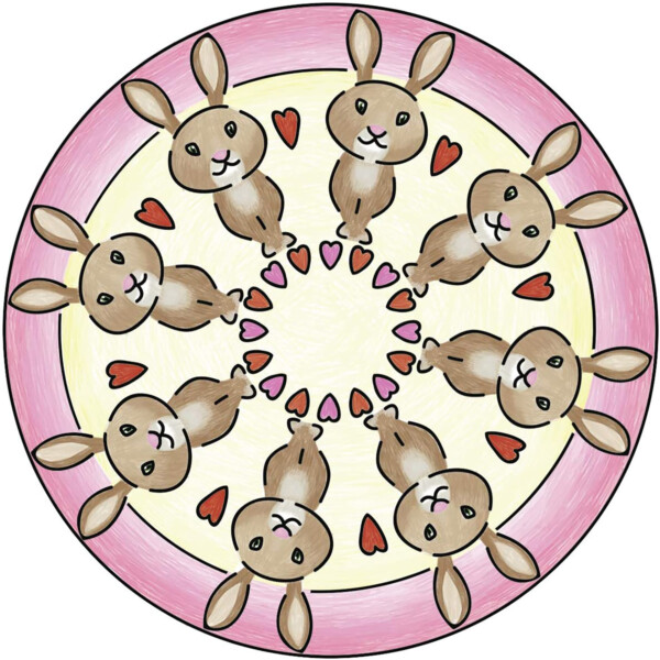 SET DE CREATIE MINI MANDALA CU ANIMALE - RVSAC29766