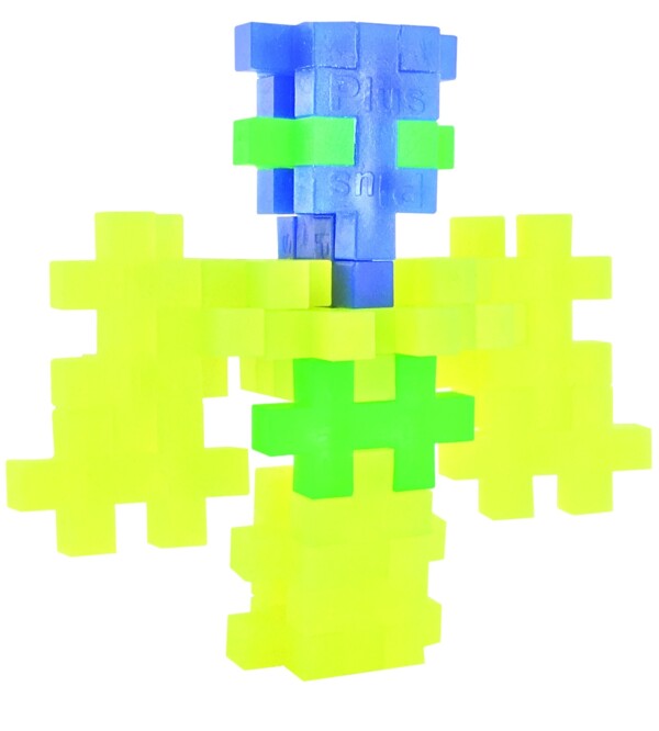 Plus Plus Mix Neon - 100 Piese/Tub - PP4024