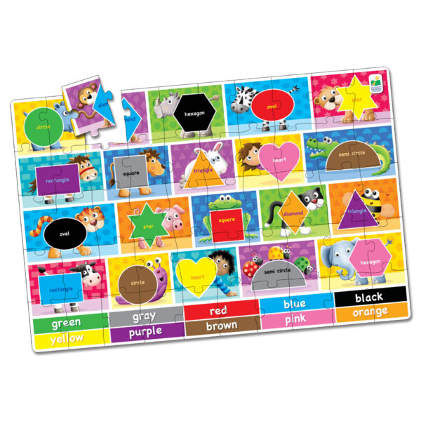 PUZZLE MARE DE PODEA - CULORI SI FORME - ENG - TLJ438152