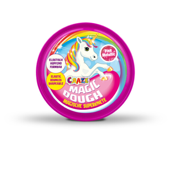 58917_001_CRAZE_Magic_Dough_Unicorn_Pink_Metallic_box_front PLASTILINA MAGICA - UNICORN