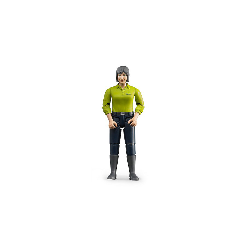 BRUDER - FIGURINA FEMEIE CU PANTALONI ALBASTRU INCHIS