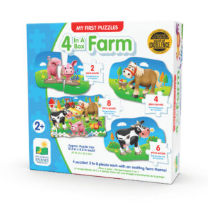SET PRIMELE MELE 4 PUZZLE-URI FERMA