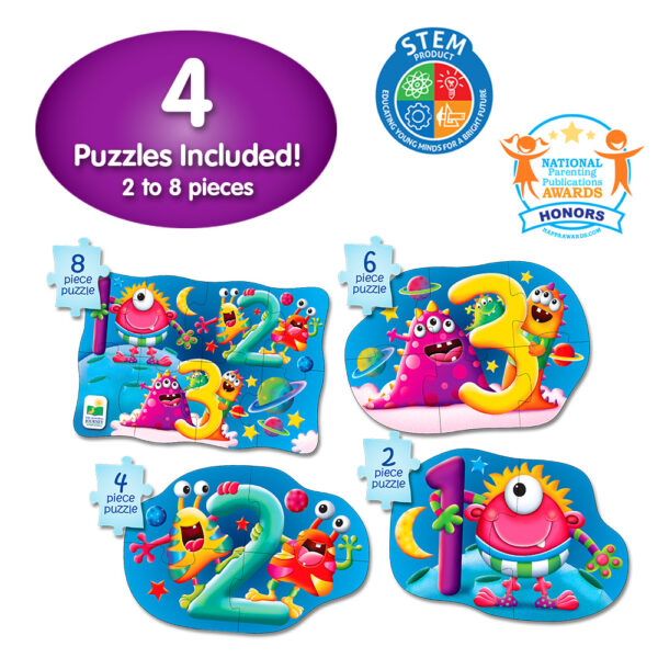 SET PRIMELE MELE 4 PUZZLE-URI 123 - TLJ630143