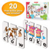 PUZZLE POTRIVESTE LITERELE SI PRONUNTA CUVINTELE - ENG - TLJ650028