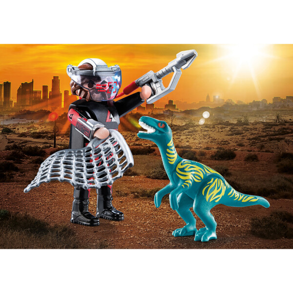 SET 2 FIGURINE - DINOZAUR SI CERCETATOR - PM70693
