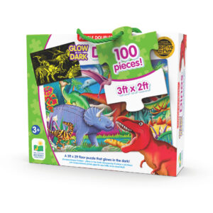 PUZZLE STRALUCESTE IN INTUNERIC - DINOZAURI