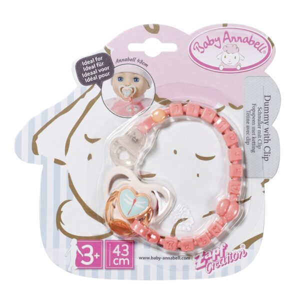 Baby Annabell - Suzeta cu lant 43 cm diverse modele - ZF703021
