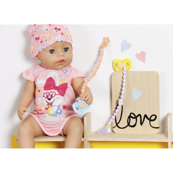 BABY born - Suzeta cu lant 43 cm diverse modele - ZF828069