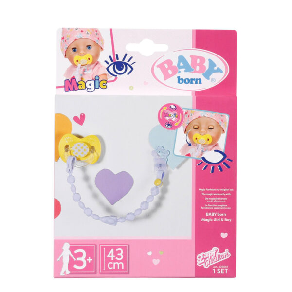 BABY born - Suzeta cu lant 43 cm diverse modele