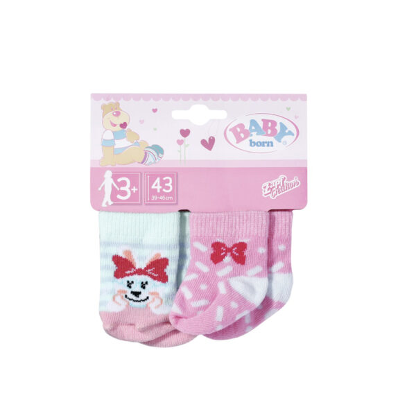 Bb_828304A_831755_packaging_derivative_72_DPI_RGB BABY born - Set 2 perechi sosete 43 cm diverse modele