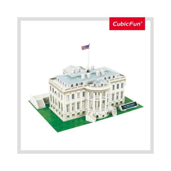 PUZZLE 3D CASA ALBA (NIVEL MEDIU 64 PIESE) - CUC060h